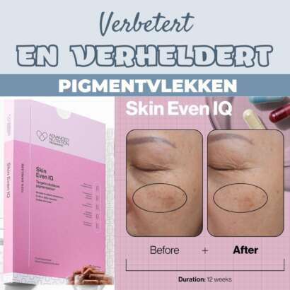 Skin Even IQ van Advanced Nutrition Programme om de huid te verhelderen en pigmentvlekken te vervagen